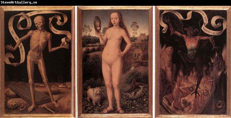 Hans Memling Triptych of Earthly Vanity and Divine Salvation